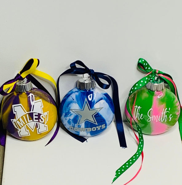 Custom Ornaments (ANY DESIGN) Set of 3